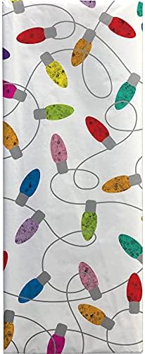 Jillson Roberts 20" x 30" Printed Christmas Gift Tissue, Lights (48 Folded Sheets) - Image 2