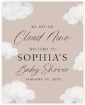 Andaz Press Personalized We Are On Cloud Nine Baby Shower Decorations, Gender Neutral On Cloud 9 Baby Shower Welcome Sign, Heaven Sent Decor, We Are Over the Moon Party Decorations, 16x20 Inch by AndazPress