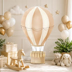 2.9 ft x 4.9 ft Hot Air Balloon Baby Shower Decorations, Large Light Brown Hot Air Shaped Cardboard Cutout, Life-Size Standup Photo Booth Props for Birthday Party Celebration Backdrops Decor - Image 4