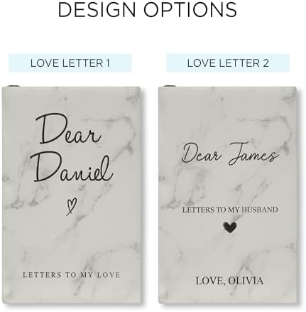 On The Rox Personalized Love Letter Journal - Letters to My Husband - Thoughtful Valentine’s Gift for Husband - Elegant Leatherette Gift - Unique Keepsake Notebook for Letters to My Love - Image 2