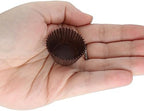 CybrTrayd No.3 Glassine Paper Approximately 2,500 Pieces – 15/16” Base, 5/8” Wall Candy Cups, Brown - Image 6