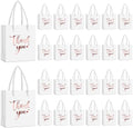 Honoson 60 Pcs Mini Thank You Gift Bag with Handle Bulk,Rose Gold and White by Honoson