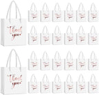 Honoson 60 Pcs Mini Thank You Gift Bag with Handle Bulk,Rose Gold and White by Honoson
