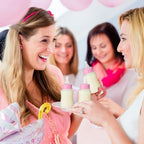SiliFine 30 Pcs Baby Shower Favor Party Bottle Chug Game, Pink - Image 4