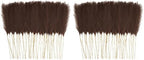 obbsie 50pcs Faux Pampas Grass Decor, 21.6" Short Artificial Pompous Grass Floral Fake Pompas Grass Branches Vase Filler Flower Arrangement for Home Wedding Boho Decor, Brown (Pack of 2) by ObbsieDirect