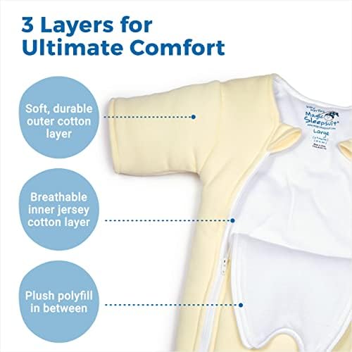 Magic Sleepsuit Baby Merlin's Cotton Baby Swaddle Transition Product - Image 4
