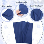 500 Sheets Navy Blue Tissue Paper Bulk 15 x 20 Inch for Rosh Hashanah Gifts - Image 4