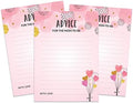 Advice Cards Baby Shower - Fun Party Games Activities, Party Collection Pink Theme GirlBaby Advice Cards For New Mom & Dad - Pack Of 50 by Inkdotpot
