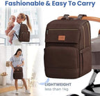 PILLANI Baby Diaper Bag Backpack - Large Bag for Boys & Girls, Waterproof Diaper Backpack - Travel Diaper Bags w/Changing Pad, Baby Registry Search & Shower Gifts - Essentials Must Haves Newborn Stuff - Image 6