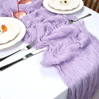 12 Pack Lavender Purple Cheesecloth Table Runner 10Ft 23 x 120 Inch - Image 6