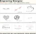 Keepsake Box for Couple, Engraved Memento Box w/Couples Names - Image 2