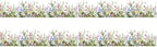 Wild Flowers cake border 2 Strips per sheet 3.5x10.5 inchs (Pack of 2) by Whimsys