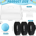 Vinsot 3 Sets Baby Shower Games Twerking Shaking Balls with Belts,Blue - Image 5