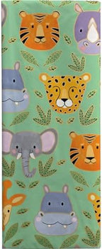 Jillson & Roberts 20" x 30" Printed Gift Tissue, Jungle Animals (24 Folded Sheets) - Image 2