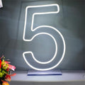 LED Neon Signs Number 5 Birthdays Decor Neon Lights Party USB Plus Battery Case Light up your baby's birthday with our Neon Number Five Sign (Number 5) by NUOSHANZS