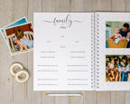 Personalized Baby Journal - Hardcover First Year Album Customized with Baby’s Name & Initial - Prompted Baby Memory Book (Leafy Eucalyptus Initial) - Image 4