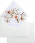 PONATIA 50 PCS/Pack A7 Envelopes, Euro Flap Liner 5x7 Envelopes by ponatia