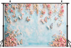10X10ft Butterfly Floral Backdrop Birthday Colorful Flowers Photo Background for Girls Wedding Birthday Party Girls Princess Butterfly Theme Baby Shower Events Party Decorations Photo Booth Props - Image 4