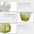 Glass Bud Vase Set of 20, Small Flower Vases, Glass Vases for Centerpieces, Vintage Home Table Decorations Bud Vases (20 Pcs, Green) - Image 2