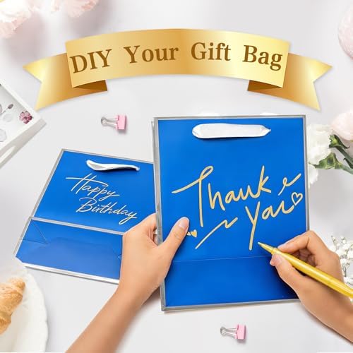 Epoesch 36 Pack Gift Bags with Handles & 36 Tissue Papers – 8x5x10 Inches - Image 4