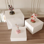 PecMuikee Buffet Risers, Food Risers for Buffet Table, Display Stand Shelf for Catering Dessert Collectibles Jewelry Figures Show, Acrylic Cube Display Nesting Risers with Hollow Bottoms 6PCS - Image 3