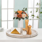 BLOSMON Terracotta Flowers for Wedding Centerpieces: 10 Pcs, Faux Rose - Image 6