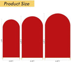 3PCS Metal Arch Backdrop Stand,6+6.6+7.2FT with Covers,Balloon Arch Stand - Image 2