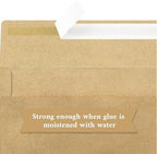 200 Pack #10 Kraft Envelopes Letter Size Self-Seal for Business - Image 6