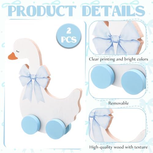 2 Pcs Silly Goose Table Centerpieces One Silly Goose Baby Shower Decor - Image 6