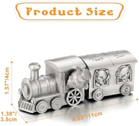 Silver Tooth Holder My First Tooth and Curl Keepsake Box Set for Child Kids - Image 3