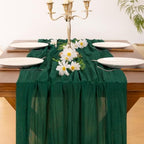 Cheesecloth Table Runner Fall Boho Wedding Birthday Party Home Decor - Image 5