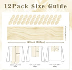 10FT 12 Pack Beige Cheesecloth Table Runner 20 x 120 Inch Long Rustic Gauze Fabric Cheese Cloth Table Runner for Wedding Bridal Baby Shower Table Decorations Boho Sheer Birthday Party Table Decor - Image 2