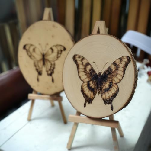 10 Pcs Natural Paulownia Wood Slices 8-9 Inches,Wood Slices for Centerpieces Table Decorations,Unfinished Rounds for Crafts, for Rustic Wedding Decoration Projects - Image 6