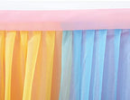 14ft Unicorn Tulle Table Skirt Tutu Rainbow Tablecloth for Birthday Party Baby Shower Girl Boy Wedding Party Dessert Buffet Banquet Table Decorations - Image 6