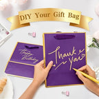 Epoesch 24 Pack Gift Bags with Handles & 24 Tissue Papers – 8x5x10 Inches - Image 4