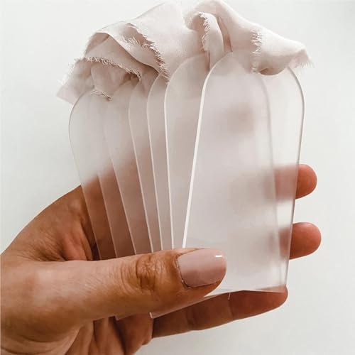 100Pcs Acrylic Place Cards for Wedding Seating Chart Arch Name Tags DIY - Image 7