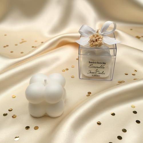 Wedding Favor Guest Bulk, Babble Shaped Candle Party Favors, Baby Shower Favors, Personalized Bachelorette Party Favors for Adults (10,20,30,50,100,150 Options Available in Customize Section) by GiftUp