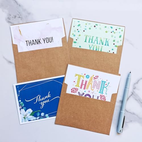 1000 Pcs A2 Invitation Envelopes in Kraft Brown Peel & Press Self Seal 4 3/8 x 5 3/4 Square Flap Envelopes RSVP Return Envelopes 100lb. for Announcement Mailing 4x5 Greeting Cards Photo 1/4 Fold Cards - Image 5