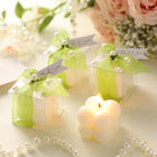 Nuanchu 30 Sets Bridal Shower Favors Sage Green 1.6" Mini Bubble Candles - Image 3