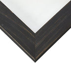 Craig Frames 14x14 Black Picture Frame Matted to 5x7, Rustic Wall Decor - Image 4