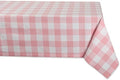 DII Buffalo Check Collection, Classic Farmhouse Tablecloth, 60 x 104, Pink & White by DII