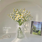 Small White Daisy Flowers Artificial,6 Bouquet/36Pcs 10 Inch Fake Daisies - Image 5