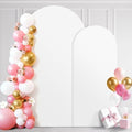 Ledido 6FT 7.2FT 2Set White Arch Backdrop Cover Party Decoration by Ledido