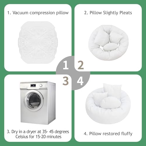 Newborn Photography Props, 4PC Posing Pillow Set for Baby Photoshoot - Image 3