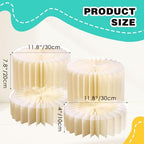 4 Pcs Buffet Risers - Foldable Paper Risers Display Stands, White - Image 2