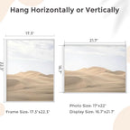 17x22 Metal Picture Frame, Aluminum Poster Frame with Real Glass, Silver - Image 2