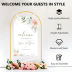 Adjustable Wedding Sign Stand, Event Decor Easel - Image 4