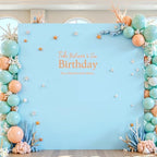 Square Backdrop Arch Cover Baby Blue 6.6FT x 6.6FT Square Arch Backdrop Covers Stretchy Spandex Fitted Square Backdrop Cover for Birthday Party Wedding Ceremony Banquet Decoration - Image 2