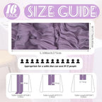 Showgeous 16 Pack Purple Cheesecloth Table Runner 17 x 108 Inch - Image 2