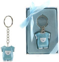 Lunaura Baby Keepsake - Set of 12 "Boy" Baby Clothes with Crystal Key Chain Favors - Blue by MEGA+FAVORS